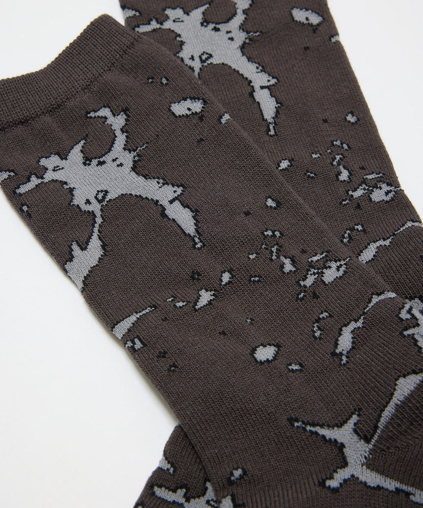 BAL ORIGINAL "JACQUARD SOCKS" CHARCOAL