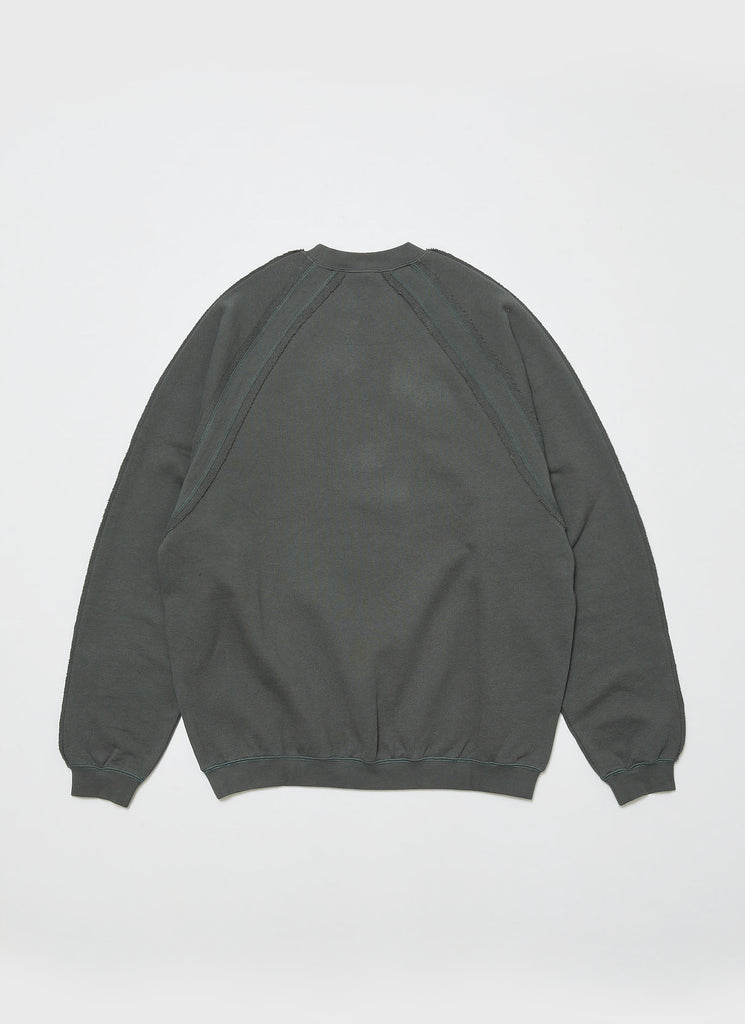 BAL ORIGINAL "BIKE ATHLETIC HEAVY COTTON CREW TOP" DARK GRAY