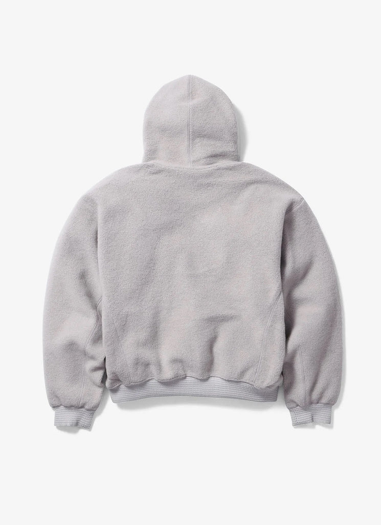 GOLDWIN 0 "WOOL FLEECE HOODIE" ASH GRAY