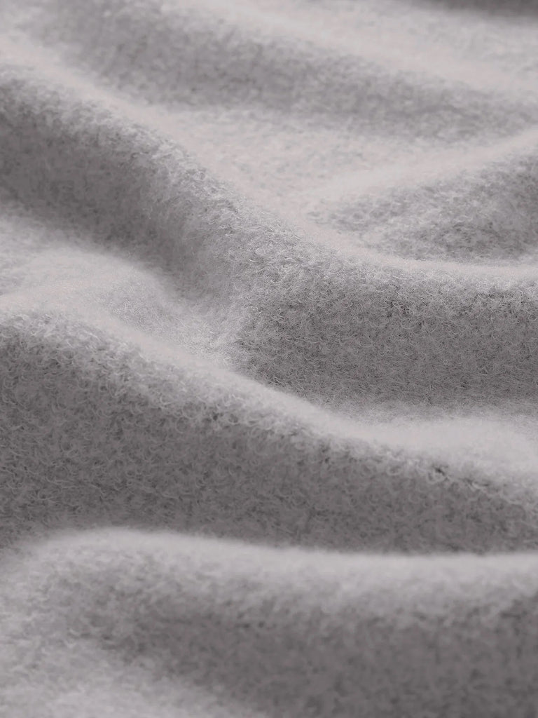 GOLDWIN 0 "WOOL FLEECE HOODIE" ASH GRAY