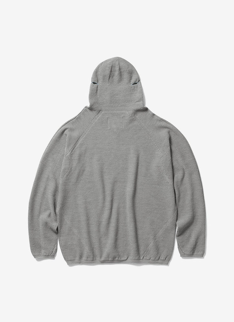 GOLDWIN 0 "PERFORATED WHOLEGARMENT KNIT TOP" ZINC GRAY