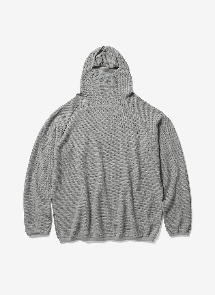 GOLDWIN 0 "PERFORATED WHOLEGARMENT KNIT TOP" ZINC GRAY