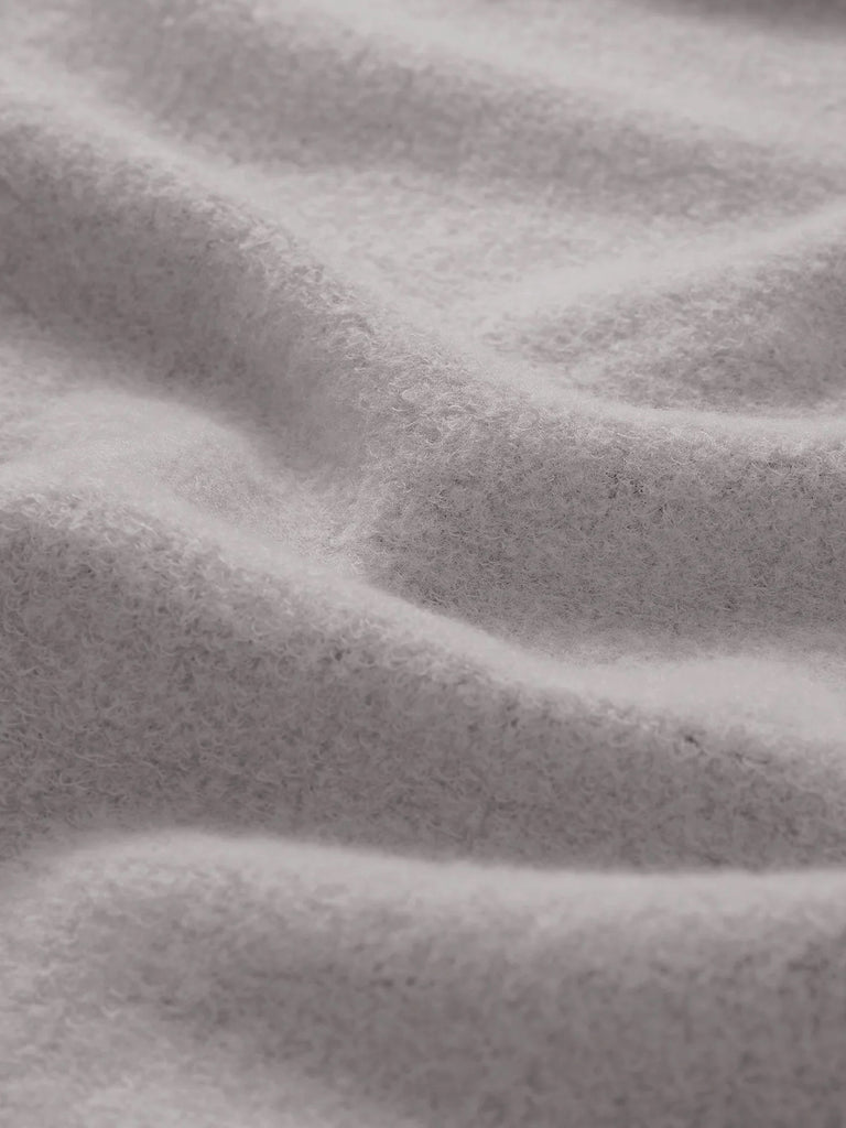 GOLDWIN 0 "WOOL FLEECE HOOD" ASH GRAY