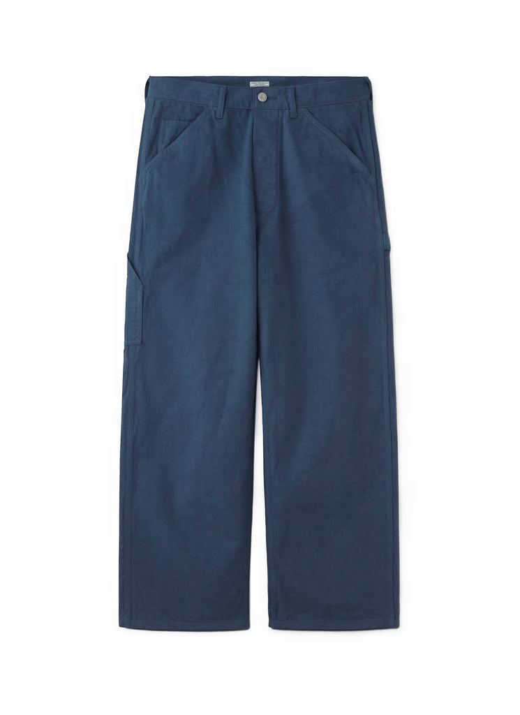 PHIGVEL MAKERS & CO. "DENIM PAINTER TROUSERS" A. BLUE