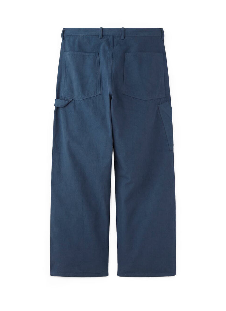 PHIGVEL MAKERS & CO. "DENIM PAINTER TROUSERS" A. BLUE