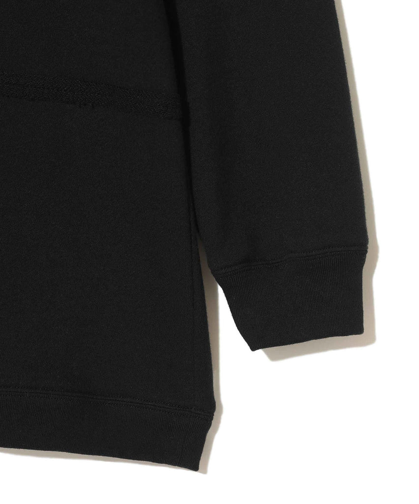 UNDERCOVER "RAW NECK COTTON PULLOVER" BLACK