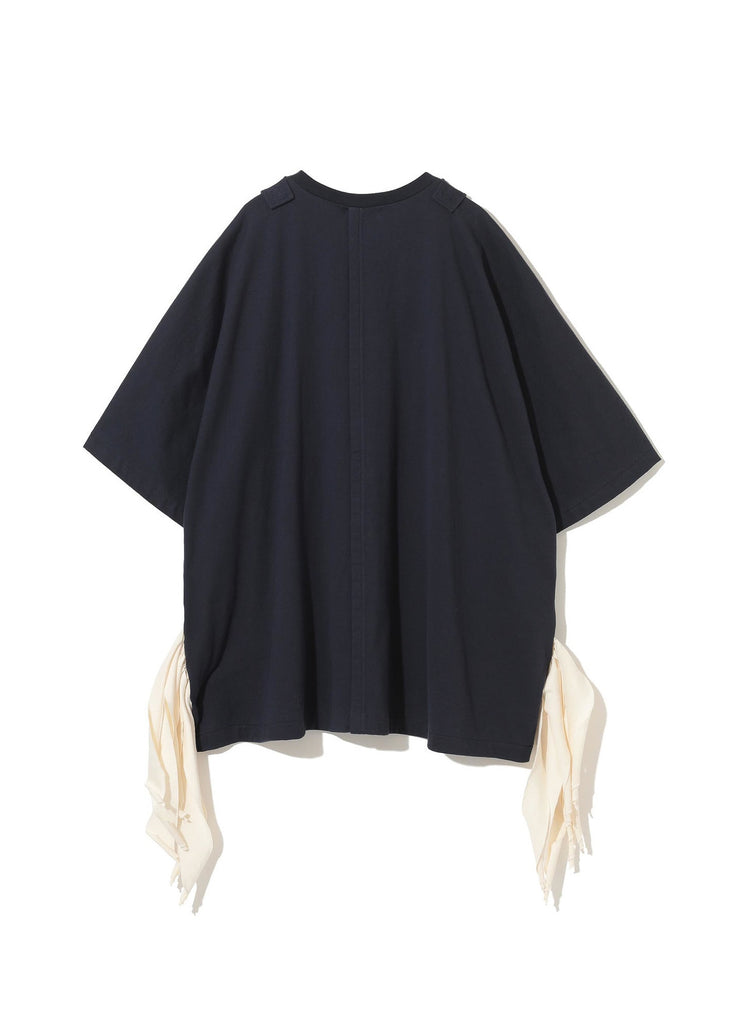 UNDERCOVER "FRINGE S/S TOP" NAVY