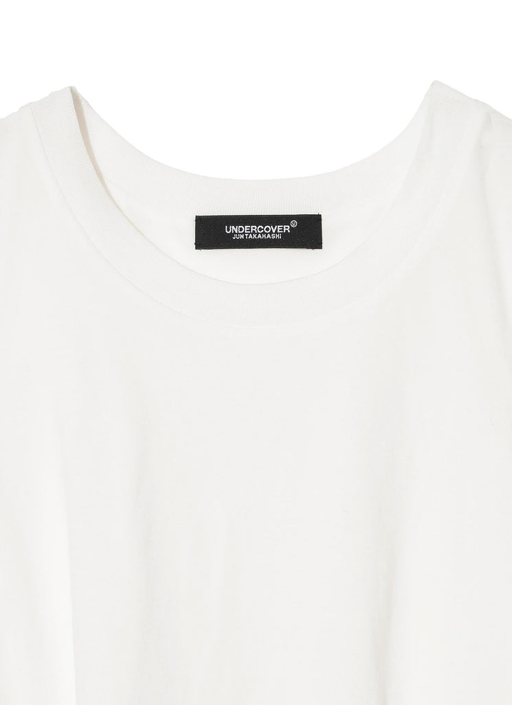 UNDERCOVER "OPEN SHOULDER TOP" WHITE