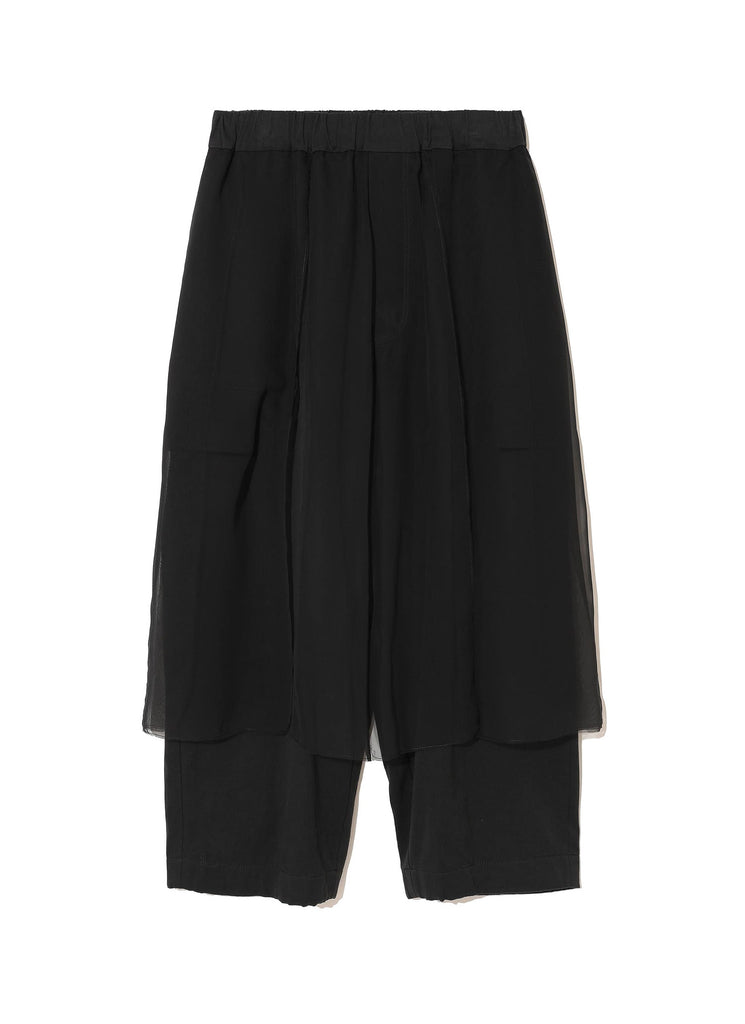 UNDERCOVER "COTTON TWILL ARMY PANTS" BLACK