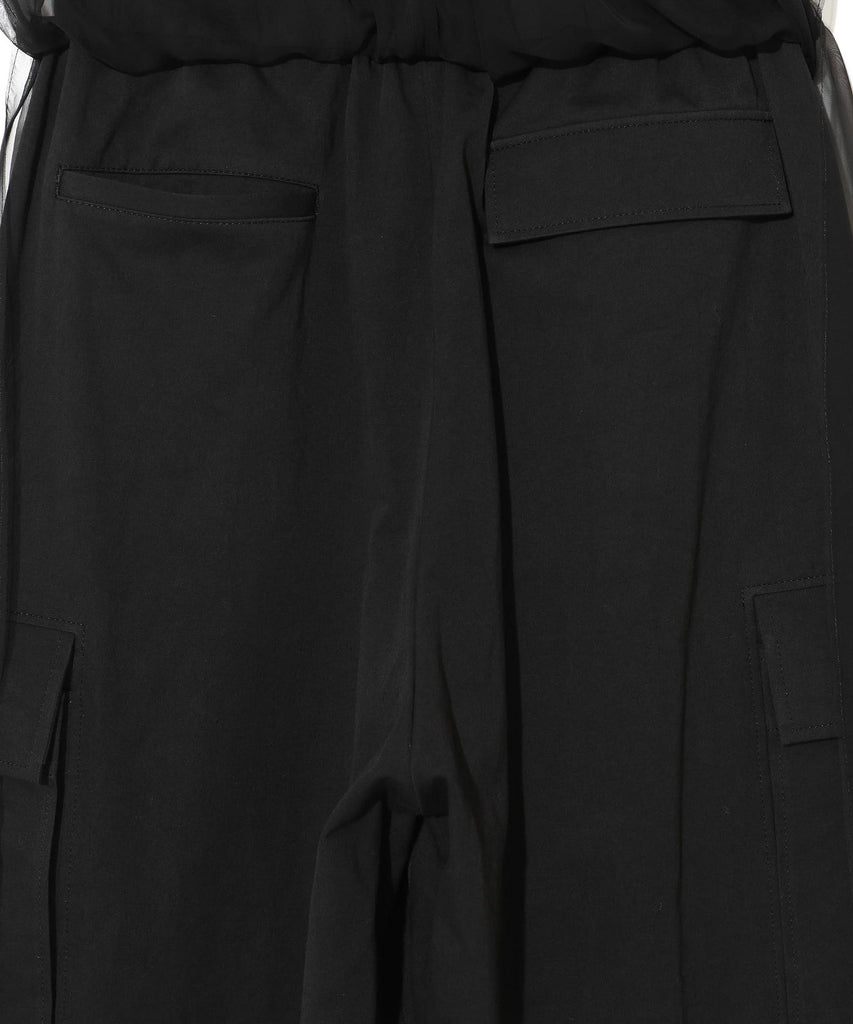 UNDERCOVER "COTTON TWILL ARMY PANTS" BLACK