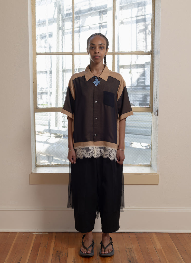 UNDERCOVER "COTTON TWILL ARMY PANTS" BLACK