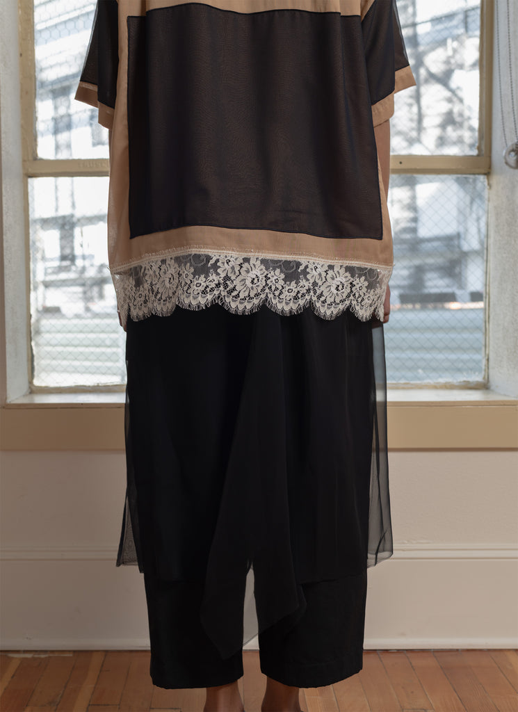 UNDERCOVER "COTTON TWILL ARMY PANTS" BLACK