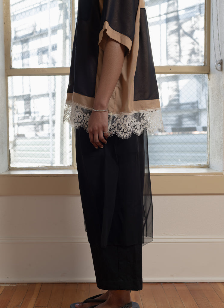 UNDERCOVER "COTTON TWILL ARMY PANTS" BLACK