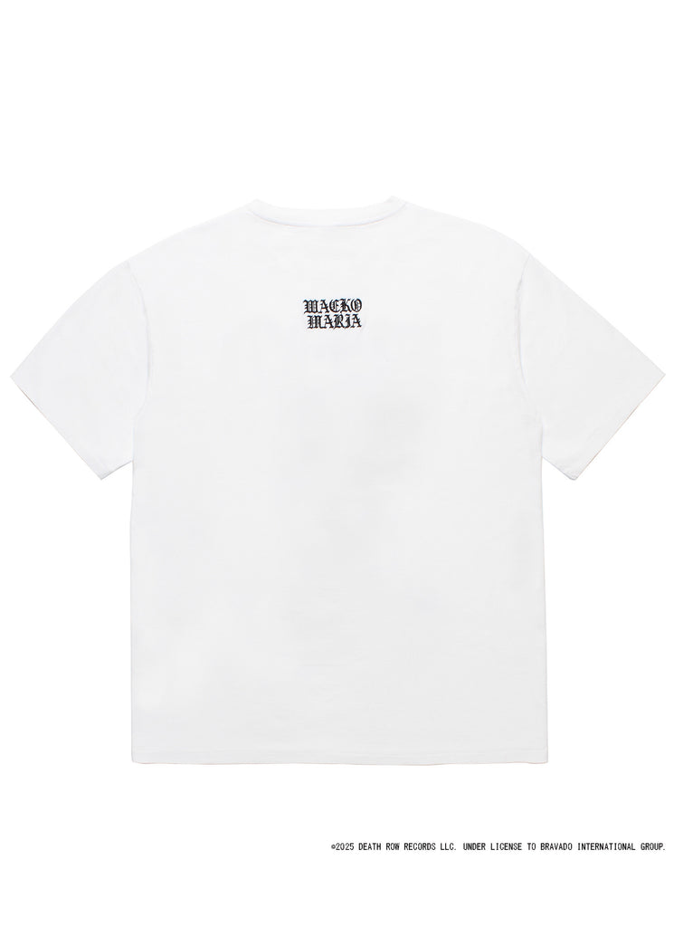 WACKO MARIA/GUILTY PARTIES "DEATH RAW RECORDS T-SHIRT" WHITE